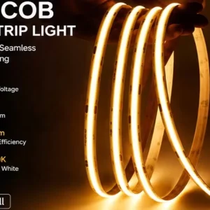 24V COB LED Strip Light 480 LEDs/m Dotless Seamless Linear Lighting 9W/m Flexible LED Tape 2700K/3000K/4000K/6000K