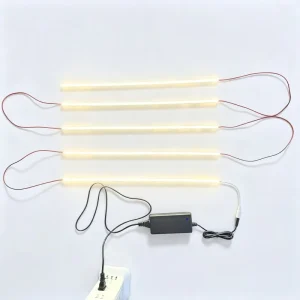 24V COB LED Under Cabinet Bar Light with Plug-In Profile Light Strip 2700K