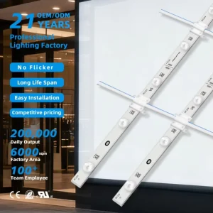 24V LED Rigid Strip Light for Soft Film Light Boxes Waterproof Diffuse Reflection