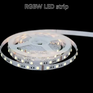 24V Low Voltage SK6812 IP20 Copper 5050 RGBW 4 in 1 Color Changing LED Strip Self adhesive for Smart Furniture Installation