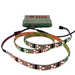 24V RGBIC+W 120 LEDs Flexible LED Strip IP20 15mm 22W/m 5-in-1 RGBW Programmable SMD5050 Addressable RGBICW
