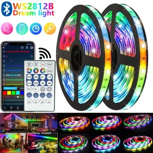 24V SMD 5050 RGB LED Strip Light Flexible Indoor Backlight
