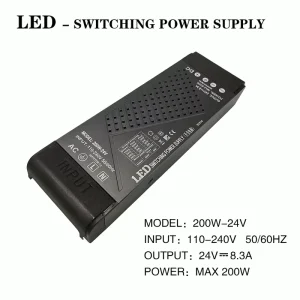 24V Soft Start DIP Dimmable Power Supply Semi Potted LED Transformer Linear Lighting Engineering Switching Power Supply