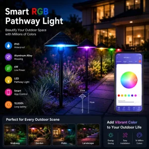 24V Umbrella Smart Landscape Pathway Garden Light IP65