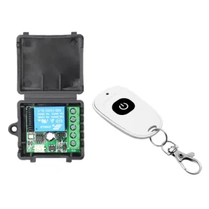 24V Wireless Single Channel Remote Control Switch Access Control Electric Door Remote for 12V Remote Controls