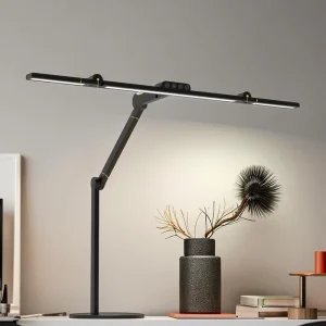 24W Bright LED Table Lamp Modern Home Decoration Desk Lamp Table Light Brightness Adjustable Arm Dimming Office Study Light