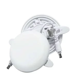 24W Led Flat Commercial Panel Light Modern Surface Mounted Frameless Recessed Round Panel Light for Living Room Bedroom Office