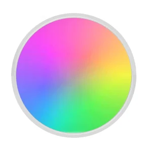 24W White Round RGB Smart LED Flush Mount Ceiling Light for Bedroom