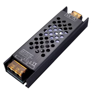 250W Indoor Slim LED Driver 24V AC/DC CCTV Camera Switching Power Supply 12V 24V Black