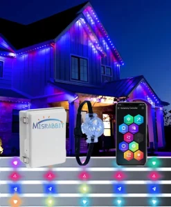 2700 6000K UCS2904 Gemstone Style Garden Decoration Light Smart App Permanent Outdoor Led Lights Eave