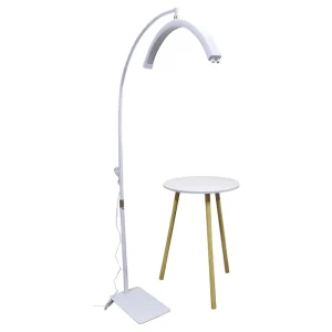 28″ Custom Shiny Modern LED Floor Lamp 165CM Studio Eyelash Light Tattoo Nail Artist Dimmable 40W Pro Light