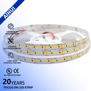2835 DC12V 24V SMD LED Strip Light 240 LEDs/m Single Row 10mm Wide 3000K 4000K 6000K Flexible Copper Lamp Body IP20 Ra80