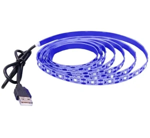 2835 DC5V UV LED Strip Light 0.5m 1m 2m 395nm Waterproof Purple USB Flexible Lamp Tape for Fluorescence Party