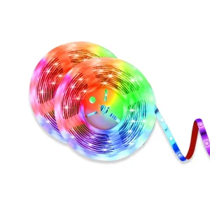 2835 LED Smart RGB Color-Changing Strip Light 12V 24-Key Remote Control