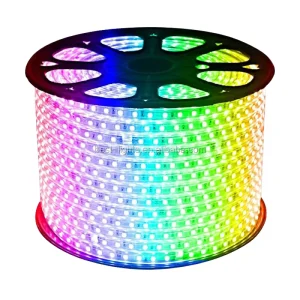 2835 SMD LED Strip Light 110V/220V 180 LEDs Blue IP67 Waterproof Flexible Ribbon