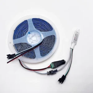 2835 SMD Smart LED Strip Lights 3500K 126 LEDs/m PVC Body Running Water Effects