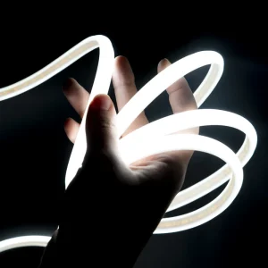 288 LEDs m 220V IP65 Waterproof Cold White Recessed COB LED Strip Light 8mm PCB Flexible Easy Install Smart Home 10W m 6000K