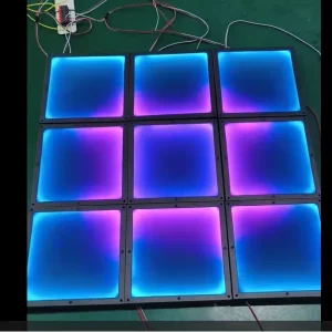 28W 50CM Square Aluminum Industrial LED RGBIC TM1934 SPI Digital Panel Light Surface Mounted 12VDC 2 Year Warranty Apartment Lighting
