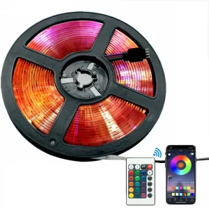 2M Smart 5V USB RGB Strip Light SMD 5050 60 LEDs 1M 2M 3M 4M 5M APP and Remote Control
