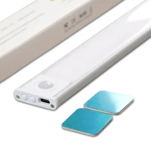 2W LED Motion Sensor Cabinet Light, Multicolor, 120-Degree Beam Angle, IP20, for Wardrobe, Closet, Kitchen, and Bedroom