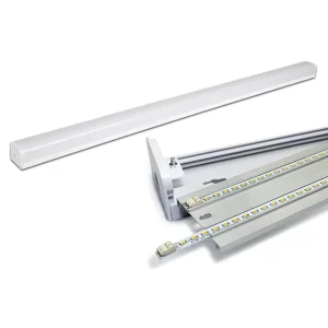 2ft, 4ft, and 5ft Hanging Linear LED Batten Light, Aluminum, Dimmable, IP40, SMD2835