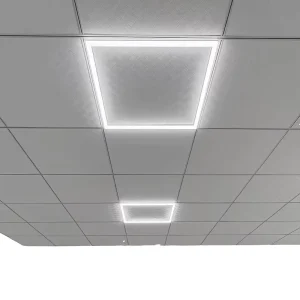 2×2 Removable 48W Edge-Lit LED Panel Light Punch-Free Installation for Drop Ceiling Frame