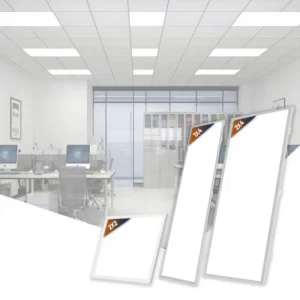 2×4 15-72W Adjustable 3000K 4000K 5000K LED Panel Light for Construction Remodel Office Ceiling