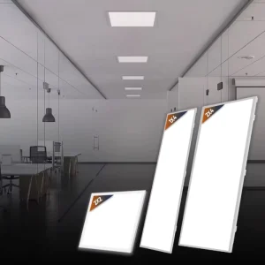 2×4 LED Panel Light, 5CCT and 5-Power Selectable, 0-10V Dimmable, AC120-277V, 50W 6500LM, Drop Ceiling Light for Offices