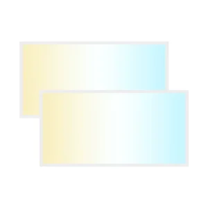 2x4ft LED Commercial Backlit Ceiling Panel Light 5CCT Tunable 600x1200mm Rectangle ETL Listed