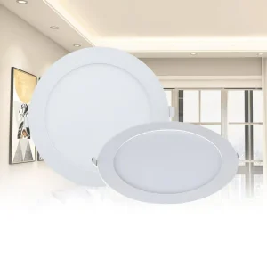 3-24W Thin Round LED Ceiling Panel Light ETL RGB Surface Mounted
