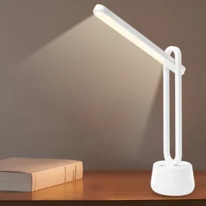 3 Brightness Level Touch Control LED Desk Lamp With USB Charging Port Dimmable Eye Caring Reading Desk Light for Home