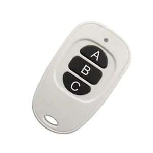 3 Button 433 Mhz EV1527 Learning Code Universal Remote Control for Garage Door Alarm System AG061B