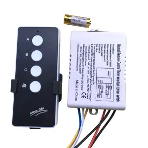 3-Channel Manual Remote Control Light Switch 220V Three-Way Remote Control Switch
