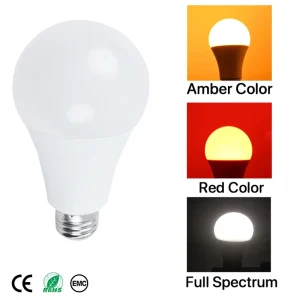 3-Color-Change LED Bulb A19 B22 E26 E27 3W 5W 7W 9W 3500K 6000K Indoor Bedroom