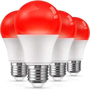 3 Color Change1600K 625~630 nm Red Color Heathly Sleep Aid Emits E26 E27 B22 5W 7W 9W No Blue Light Led Bulb