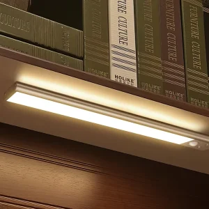 3-Color Rechargeable LED Cabinet Light Wireless Motion Sensor Remote Control PC Shade
