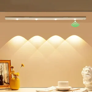 3-Color Rechargeable Wireless Motion Sensor Under-Cabinet Light, Battery Powered