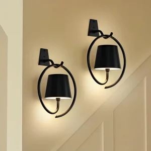 3 Color Stepless Dimming Portable Battery Operated Wall Sconces Wireless Lamp Rechargeable Wall Lamp for Bedroom Hallway