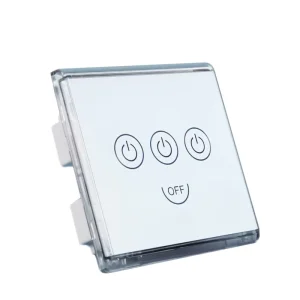 3-Gang WiFi Smart Touch Switch with Smartphone Control