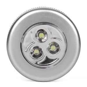 3-LED Mini Touch Switch Cabinet Light for Kitchen and Night Lighting