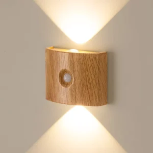 3 Light Colors ABS Indoor Magnetic Suction Rechargeable Night Light Battery Operated Motion Sensor Cordless LED Wall Light