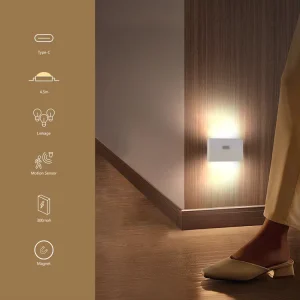 3-Piece Smart Linkage Magnetic Portable Rechargeable Wireless Motion Sensor LED Night Lights