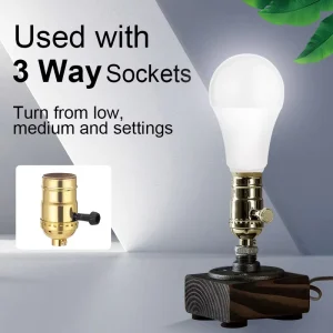 3-Way LED Bulb A19 E26 5.5W 9W 14.5W 120V UL ETL Listed