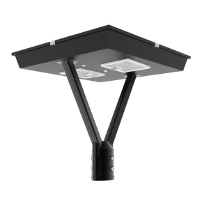 3 Year Warranty Pure Aluminum IP65 Waterproof Black High CRI 80 Outdoor Solar 30W LED Garden Lights