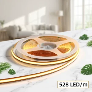 3 Years Warranty DIY Cut Copper COB LED Strip Light Free Cutting 400LEDs 10W High Brightness IP20 Ra90 Dimmable Remote