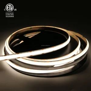3 Yrs High Brightness COB LED Strip 24V 480LEDs High CRI Custom Wattage & CCT for Hotel Retail Display Cabinet Linear Lighting