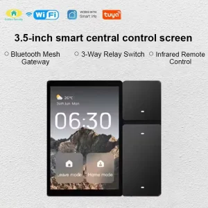 3.5-Inch Touchscreen WiFi IR Blaster Smart Wall Switch Panel