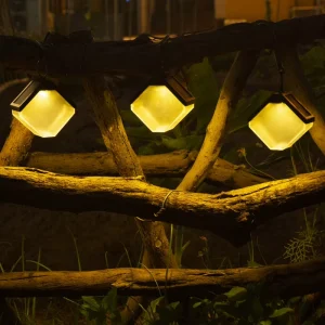 3000K RGB Solar Garden Decoration Lights Hanging Solar Garden Light IP65