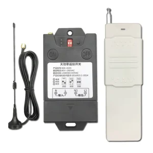 3000W Manual Wireless Remote Control Switch for Water Pump Socket and Lighting