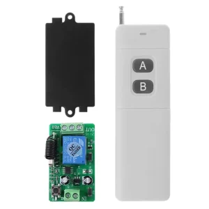 3000m Long-Range DC 12V 2-Channel RF Wireless Remote Control Switch System 315MHz 2-Key Transmitter and Receiver